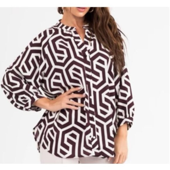 Umgee Tops - Umgee Geometric Top